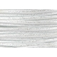biały kabel w oplocie metalizowany